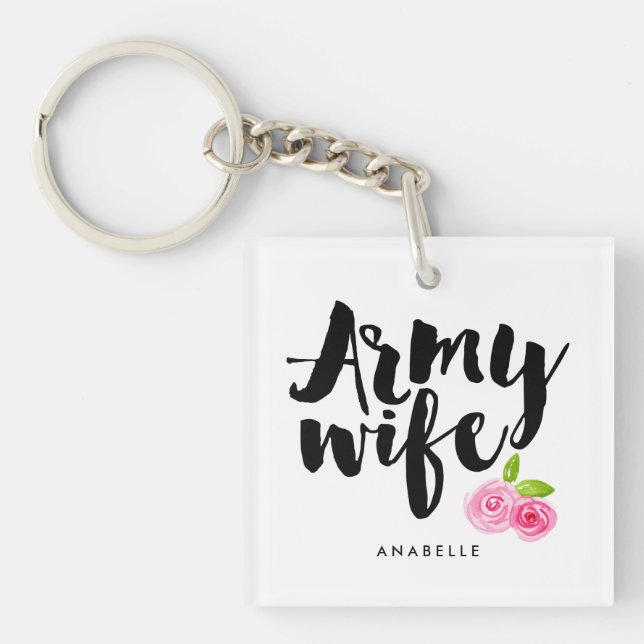 Army Wife Key Ring (Front)