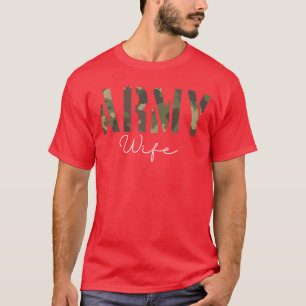Army Wife Military Soldier Veteran Wife friends fr T-Shirt