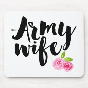 Army Wife Mouse Pad