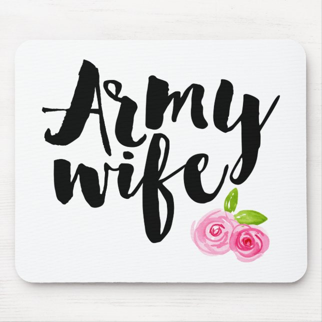 Army Wife Mouse Pad (Front)