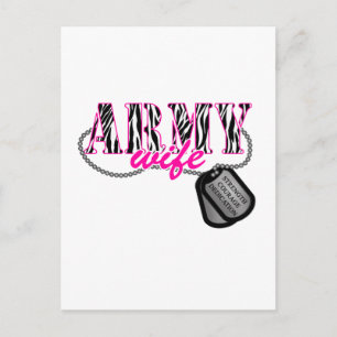 Army Wife Postcard