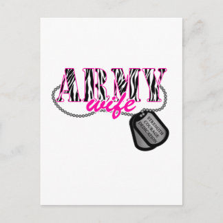 Army Wife Postcard