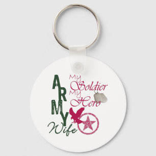 Army Wife - Soldier Key Ring