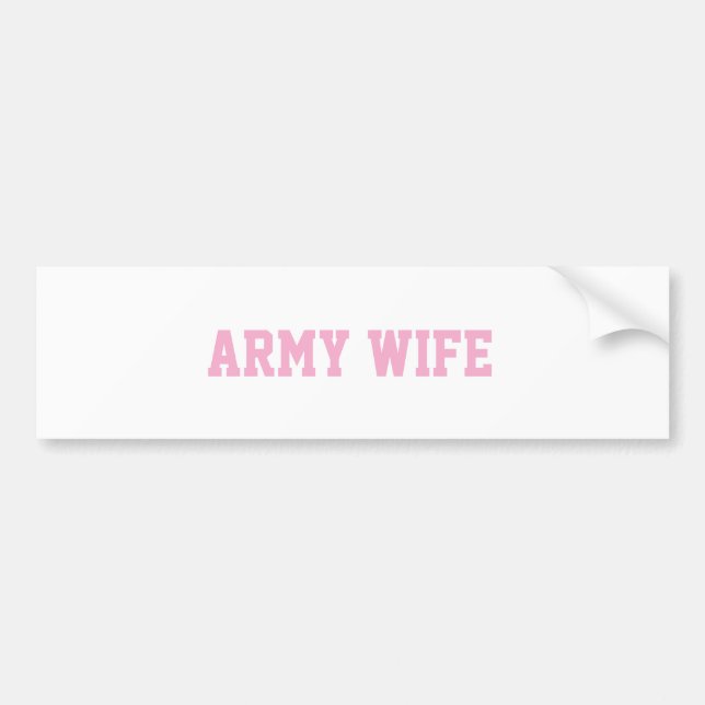 Army wife sticker (Front)
