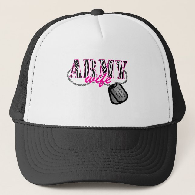 Army Wife Trucker Hat (Front)