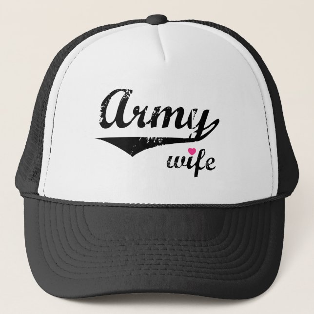 Army Wife Trucker Hat (Front)