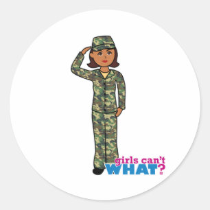 Army Woodland Camo Dark.png Classic Round Sticker