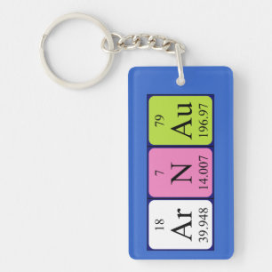 Arnau periodic table name keyring