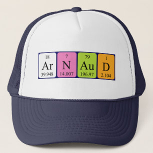 Arnaud periodic table name hat