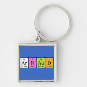 Arnaud periodic table name keyring