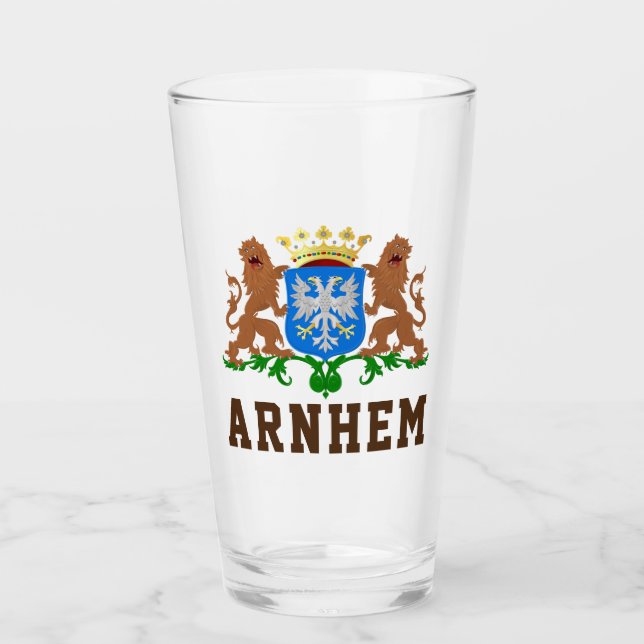 Arnhem coat of arms, Netherlands Glass (Front)