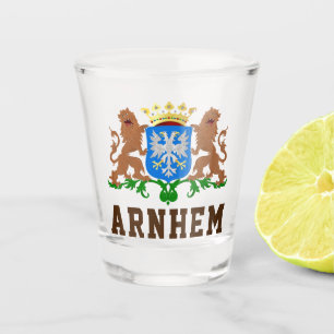 Arnhem coat of arms, Netherlands Shot Glass