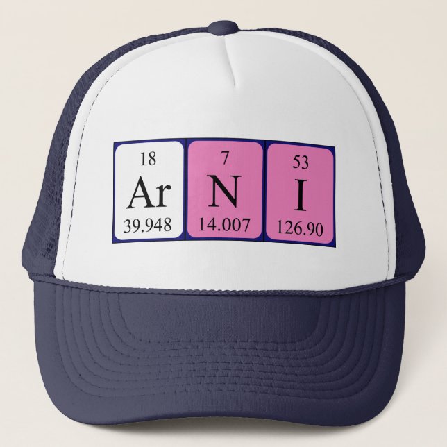 Arni periodic table name hat (Front)
