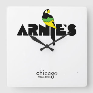 Arnie's Restaurant, 1050 N. State St., Chicago, IL Square Wall Clock
