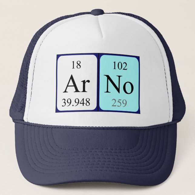 Arno periodic table name hat (Front)