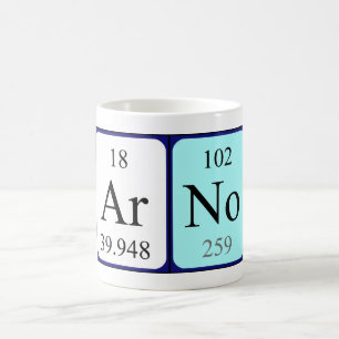 Arno periodic table name mug
