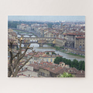 Arno River and Ponte Vecchio Jigsaw Puzzle