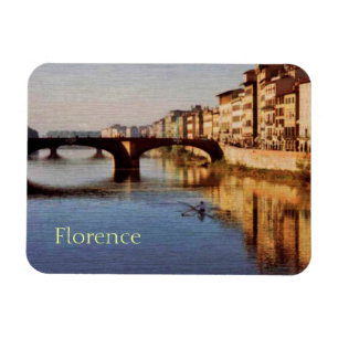 Arno River, Florence, Italy Magnet