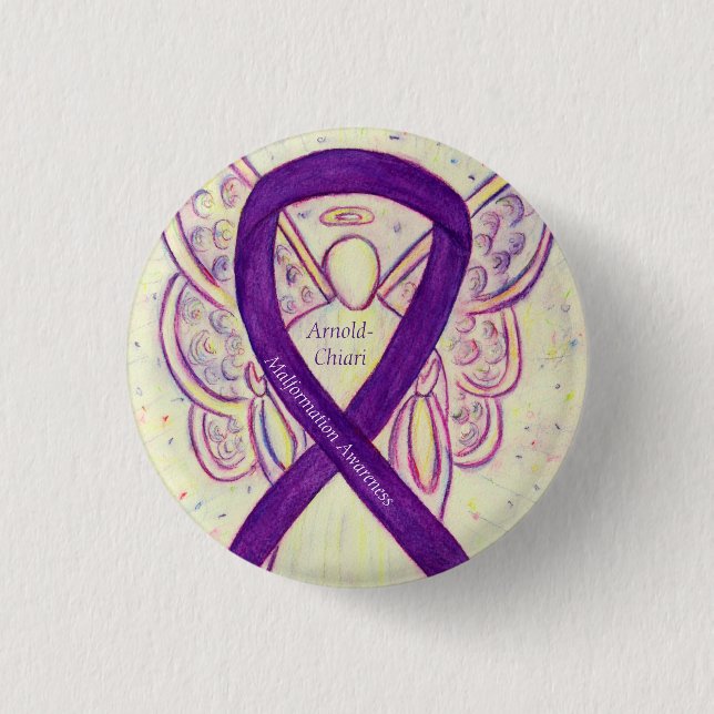 Arnold-Chiari Malformation Awareness Ribbon Pin (Front)
