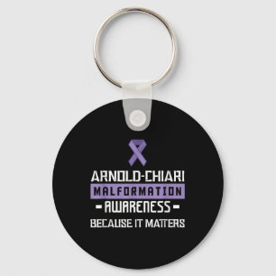 Arnold Chiari Malformation Warrior S Awareness Key Ring