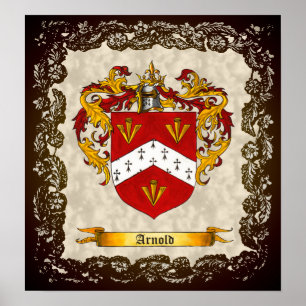 Arnold Coat of Arms Poster