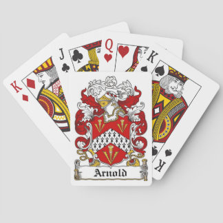 Arnold Family Crest Playing Cards