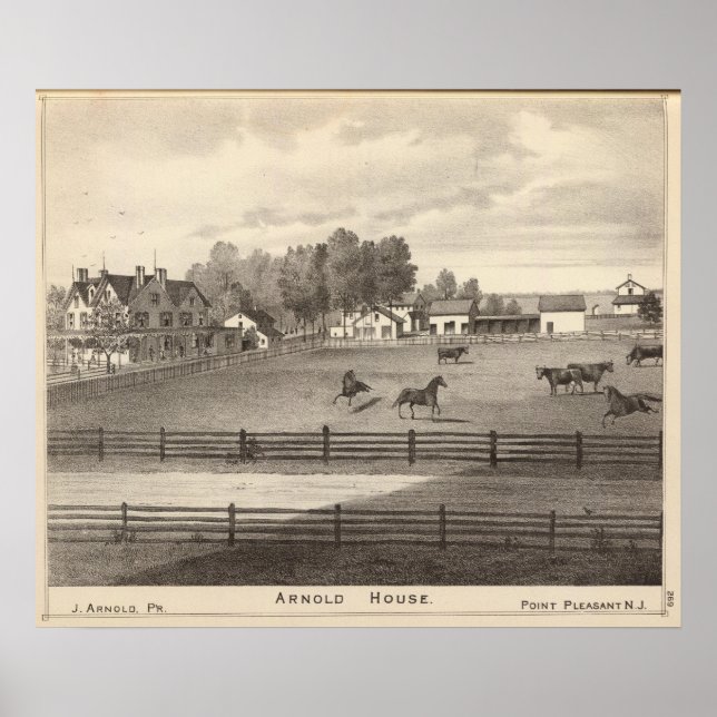 Arnold House, Point Pleasant, NJ Poster (Front)