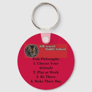 Arnold Middle School -- Fish Philosophy Key Ring