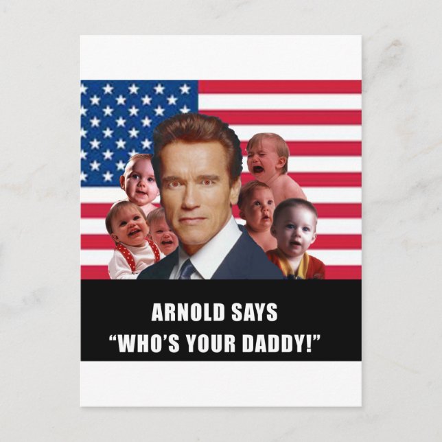 Arnold Says Postcard (Front)