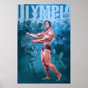 Arnold Schwarzenegger Mr Olympia Bodybuilding Poster
