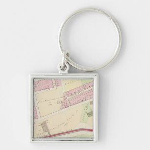 Arnold Square Rhode Island Locomotive Works Key Ring