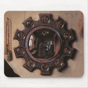 Arnolfini and Wife Portrait (detail) Mouse Pad