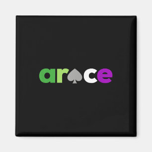Aro Ace Pride Spade, Lgbt Aroace, Lgbtq Aromantic Magnet