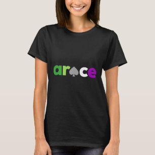 Aro Ace Pride Spade, Lgbt Aroace, Lgbtq Aromantic T-Shirt