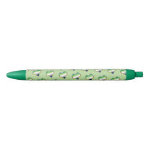 Aro Pride Heart Pattern Black Ink Pen