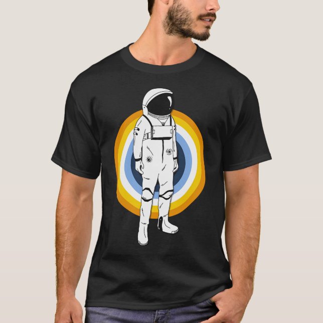 Aroace Astronaut Lgbtq Space Pride T-Shirt (Front)