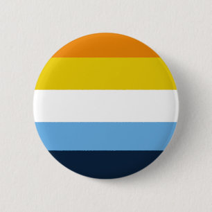 Aroace pride 6 cm round badge