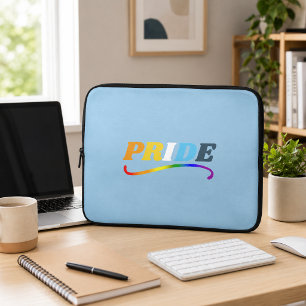 AroAce Pride - Rainbow Swoosh Laptop Sleeve