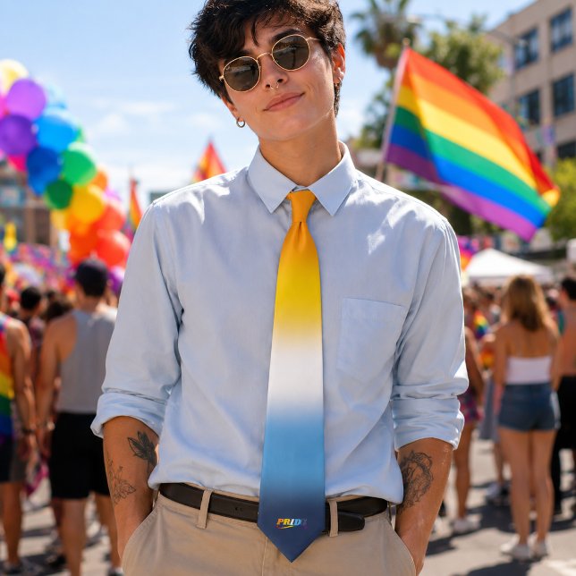 AroAce Pride - Rainbow Swoosh Tie (Creator Uploaded)