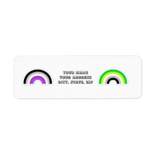 AroAce Return Address Labels