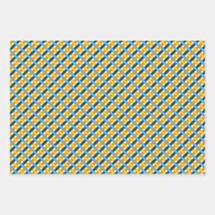 AroAce Sunset Pride Woven Seamless Pattern Wrapping Paper Sheet