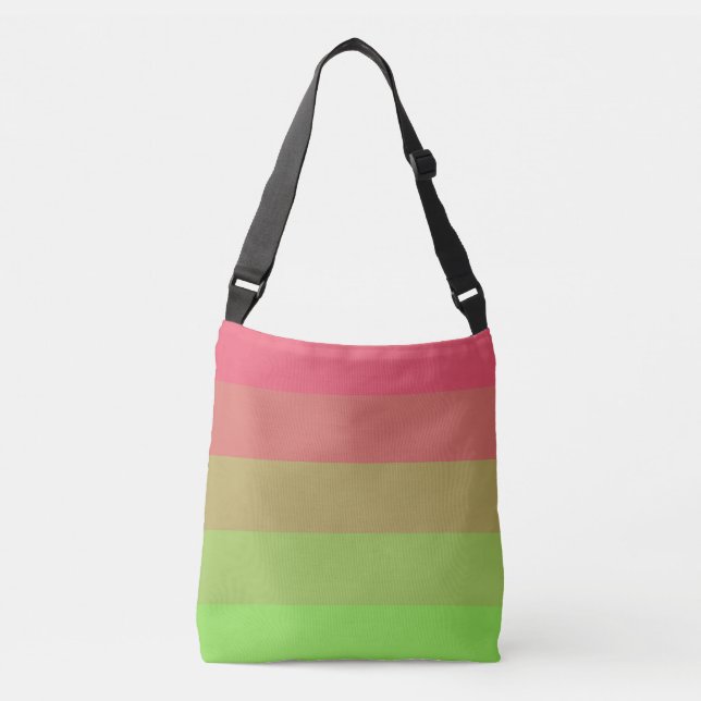 Aroflux Pride Flag Crossbody Bag (Front)