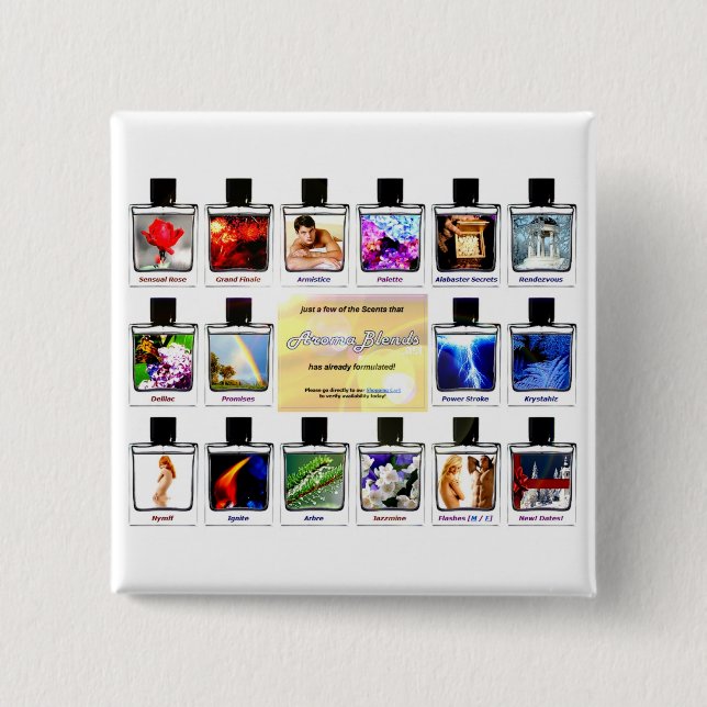 Aroma Blends (.net) 15 Cm Square Badge (Front)