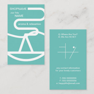 Aroma/Massage/Therapy/Chiropractic Business Card