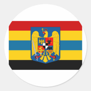 Aromanians during WWII, Romania Classic Round Sticker