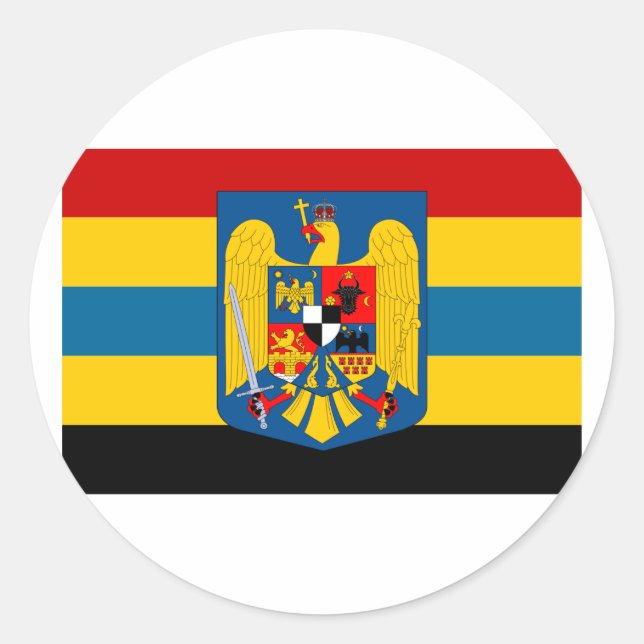 Aromanians during WWII, Romania Classic Round Sticker (Front)