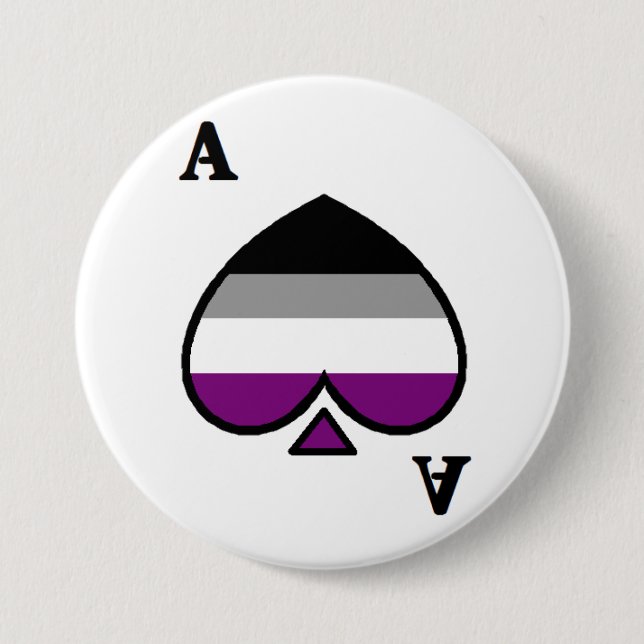 Aromantic Ace Button (Front)