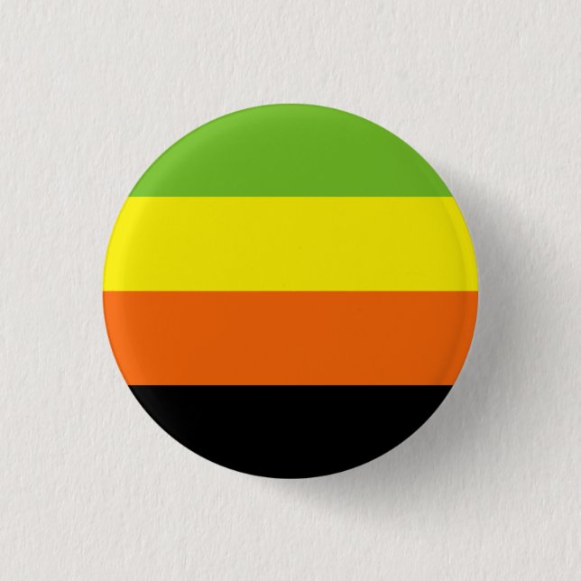 Aromantic Pride Flag 3 Cm Round Badge (Front)
