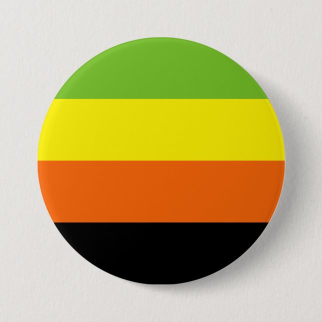 Aromantic Pride Flag 7.5 Cm Round Badge (Front)