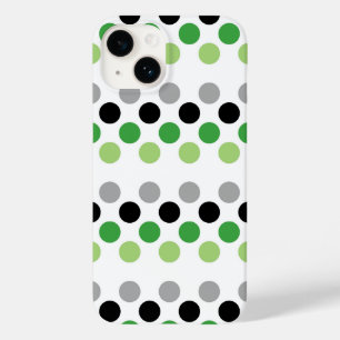 Aromantic Pride Flag Colours Polkadots Case-Mate iPhone 14 Case
